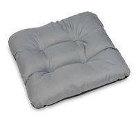 Coussin pour Chaise, Siège, Banc de Jardin, Canapé - SUPERKISSEN24 - Lot de 6 x 45x45 cm - imperméable - Gris