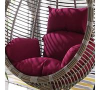 Coussin pour chaise suspendue, Coussin de remplacement for extérieur, coussin de balançoire uniquement, coussin et oreiller de remplacement for chaise hamac, coussins de siège de chaise à panier ultra