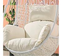 Coussin pour chaise suspendue, Coussin de remplacement for extérieur, coussin de balançoire uniquement, coussin et oreiller de remplacement for chaise hamac, coussins de siège de chaise à panier ultra