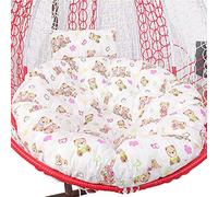 Coussin pour chaise suspendue, Coussin de siège de chaise pivotante suspendue, coussins de chaise hamac suspendus épais, housse de chaise suspendue amovible et lavable, coussins de chaise d'extérieur(