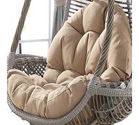 Coussin pour chaise suspendue, Grand coussin de chaise suspendue pivotante uniquement, coussin de chaise hamac de jardin Durable et résistant au soleil, coussin de chaise à Texture fraîche for l'été(K
