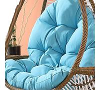 Coussin pour chaise suspendue, Grand coussin de chaise suspendue pivotante uniquement, coussin de chaise hamac de jardin Durable et résistant au soleil, coussin de chaise à Texture fraîche for l'été(B