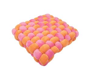 Coussin pour chat Coockoo Velvet Vibe Orange 40x40x9,5 cm