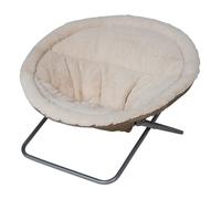 Kerbl – Lit pour chats Alice – Beige – Ø58 cm – 100% polyester – Amovible