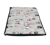 Coussin pour chat Lit pour rebord de fenêtre 25x55cm Bertoni CATNIP motif