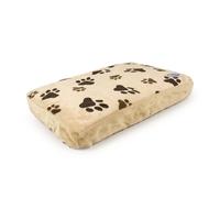 Coussin pour chien avec empreinte de patte Duvoplus Beige 90x65x12 cm