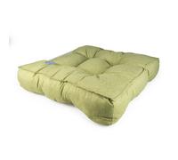 Coussin pour chien carré Duvoplus Quadri Vert 101x101x18 cm