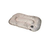 Love Story Coussin pour chien et chat Patchy Flocon réversible polyester 117 x 72 cm Noisette/Beige