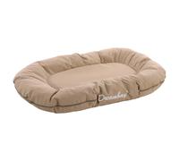 Coussin Pour Chien Flamingo Dreambay Ovale Sable, Résistant À L'Eau, Lavable