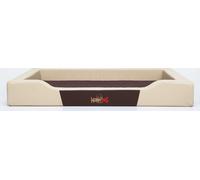 Coussin pour chien Lit pour chien Lit pour animal Lit pour chat Panier pour chien Couchage - Deluxe - 93 x 62 x 13 cm [Taille : XL] - Beige