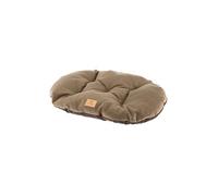Coussin pour chiens et chats STUART 55/4, double-face, tweed, velours doux, lavable, Marron