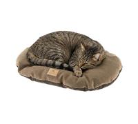 Ferplast Coussin Stuart double-face Tweed velours doux lavable pour chien/chat Marron 55/4