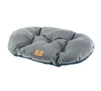 Coussin pour chiens et chats STUART 65/6, double-face, tweed, velours doux, lavable, Bleu