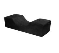 Coussin pour cils Oreiller de greffage cils noirs en forme U, outil auxiliaire for Table d'opération, Salon beauté, spécial lavable, 1 pièce
