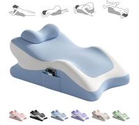 Coussin pour couples Sweet Love, coussin incliné pour une position parfaite, coussin en mousse à mémoire de forme, coussin triangulaire idéal pour toutes les positions(Size:36*60*22cm,Color:Bleu)