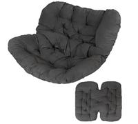 Coussin pour Fauteuil à Bascule en Forme Œuf Coussin Surdimensionné en Osier pour Salon Intérieur Et Extérieur Coussin Épais pour Dossier en Forme de Nid Abeille pour Patio Porche Et Jardin