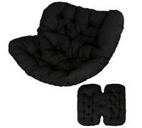 Coussin pour Fauteuil à Bascule en Forme Œuf Coussin Surdimensionné en Osier pour Salon Intérieur Et Extérieur Coussin Épais pour Dossier en Forme de Nid Abeille pour Patio Porche Et Jardin