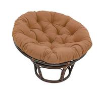 Coussin pour Fauteuil Papasan,Coussin De Chaise À Bascule D'extérieur Épais,balançoire en nid d'oeuf Doux, Coussin de Sol pour Meubles de Jardin pour l'intérieur et l'extérieur(Brown,70x70cm)