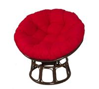 Coussin pour Fauteuil Papasan,Coussin De Chaise À Bascule D'extérieur Épais,balançoire en nid d'oeuf Doux, Coussin de Sol pour Meubles de Jardin pour l'intérieur et l'extérieur(Red,70x70cm)