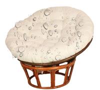 Coussin pour Fauteuil Papasan Doux Épais Coussin pour Loveuse Fauteuil Rond Impermeable, Aocase, 120*120cm
