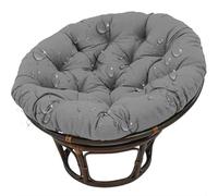Coussin pour Fauteuil Papasan Doux Épais Coussin pour Loveuse Fauteuil Rond Impermeable, Coussin Fauteuil rotin de Jardin, Coussin Exterieur Oeuf Suspendu Chaise Oeuf, pour Patio,No05,120*120cm