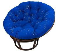 Coussin pour Fauteuil Papasan Doux Épais Coussin pour Loveuse Fauteuil Rond Impermeable, Coussin Fauteuil rotin de Jardin, Coussin Exterieur Oeuf Suspendu Chaise Oeuf, pour Patio,No02,40*40cm