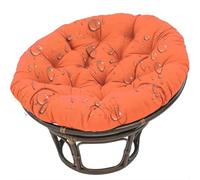 Coussin pour Fauteuil Papasan Doux Épais Coussin pour Loveuse Fauteuil Rond Impermeable, Coussin Fauteuil rotin de Jardin, Coussin Exterieur Oeuf Suspendu Chaise Oeuf, pour Patio,No15,70 * 70cm