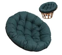 Coussin pour fauteuil suspendu, 60 x 60 cm - Coussin rond pour fauteuil suspendu, coussin pour fauteuil suspendu, coussin pour chaise à bascule, coussin de siège pliable pour extérieur, coussin de sol