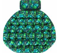 Coussin pour fauteuil suspendu, coussin pour balançoire suspendue en polyrattan/rotin, coussin, panier suspendu, panier de balançoire, coussin dorsal de balançoire en bleu