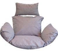 Coussin pour fauteuil suspendu de jardin – siège pour balançoire suspendue - gris clair