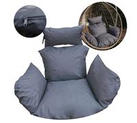 Coussin pour fauteuil suspendu de jardin – siège pour balançoire suspendue - gris foncé