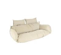Coussin pour fauteuil suspendu en polyrattan HOME DELUXE TWIN - Crème