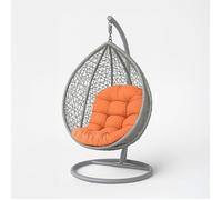 HOMESCAPES Coussin pour Fauteuil Suspendu extérieur, Coussin de Rechange pour Fauteuil œuf - Usage intérieur et extérieur - Terracotta