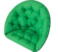 Coussin pour fauteuil suspendu, Swing Chair Coussin, Coussin de remplacement, Coussin interchangeable, 2 pièces, Coussin à bascule, Balançoire suspendue en rotin, Coussin pour le dos, Vert