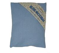 Coussin pour herbes médicinales avec 8 différentes herbes médicinales comme le houblon,mélisse, fenouil, menthe, pétales de rose, lavande, ysop,quendel, housse lavable(blanc avec picts) env.20 x 24 cm