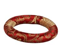 Coussin pour Instruments Bouddhistes en Soie et Coton Rouge | Tapis pour Bol Chantant, Usage Décoratif, Portable et Léger, pour Bols Bouddhistes Cristal