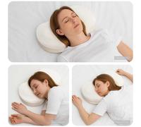 Coussin pour le cou Couleur unie Mousse à mémoire de forme soutien doux vidaXL v