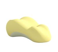 Coussin pour Les Hanches pour Couple, Oreiller en Forme de cale pour Position couchée, doté d'une Base granuleuse antidérapante pour Une Bonne adhérence sur Les Surfaces humides. Idéal pour sou Beige