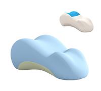 Coussin pour Les Hanches pour Couple, Oreiller en Forme de cale pour Position couchée, Lavable et sûr à Utiliser. Housse Amovible. Conçu pour Soutenir Le Dos, Le Cou et Les Jambes. Sky Blue