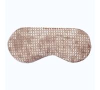 Coussin pour les yeux à l´euphraise et aux graines de lin - Pour la relaxation, le rafraîchissement ou le yoga - Couleur: shabby-chic gris-beige