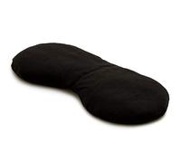 Coussin pour les yeux - Lavande et graines de lin - Pour la relaxation, le refroidissement, le réchauffement ou le yoga - Couleur : noir