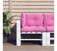 Coussin pour palette 3 pcs. Tissu Oxford rose