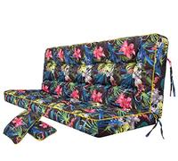 Coussin pour Palette, extérieur, balancelle, Banc de Jardin, avec Dossier. Imperméable et de qualité supérieure - XL, Largeur d'assise : 180 cm