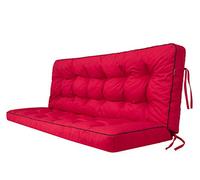 Coussin pour palette, extérieur, balancelle, banc de jardin, avec dossier. Imperméable et de qualité supérieure - XL, largeur d'assise : 180 cm