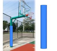 Coussin pour Poteau De Basket-Ball De 71 Po, Rembourrage Enveloppant Ultra-résistant De 0,8 Po D'épaisseur, Protection Ronde Autocollante pour Poteau, sous-Sol(Blue,2PC Diameter 5 1/2in)