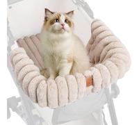 Coussin pour Poussette pour Chien | Couverture Chaude en Peluche Lavable,Taie d'oreiller à Boucle Magnétique pour Animaux de Compagnie Poussette - pour Chats Extérieur Maison Chiot Intérieur