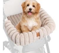 Coussin pour poussette pour chien - Tapis moelleux et chaud lavable, fermeture magnétique, 400 g/m² en fausse polaire polyester + attaches néodyme, 60 cm de longueur | Confort optimal pour l'intérieur