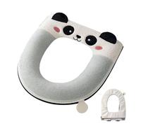 Coussin pour siège de toilette, motif panda d'hiver, couverture ergonomique pour siège de toilette, salle de bain, hôtel, maison de retraite, douche, appartement, chambre d'enfant, dortoir