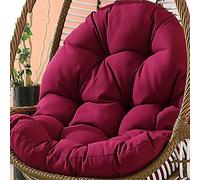 Coussin pour siège Suspendu， Coussin de siège for Fauteuil Suspendu en Osier, Grand modèle résistant au Soleil(Purple)