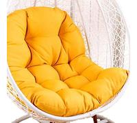 Coussin pour siège Suspendu， Coussin épais for siège de Chaise hamac Jardin, Grand Format, résistant au Soleil et Durable(Taupe)